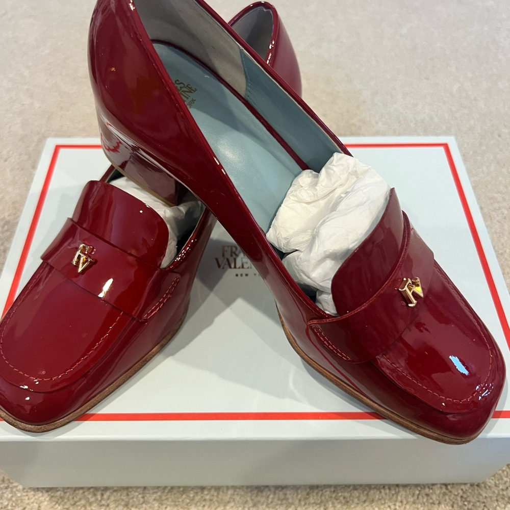 Francese Valentine soft red shoes